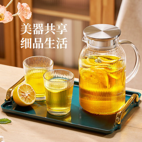 冷水壶玻璃耐高温家用