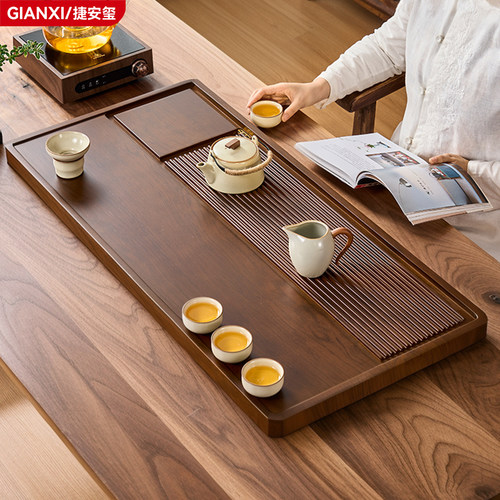 【全木大茶盘】加厚耐用