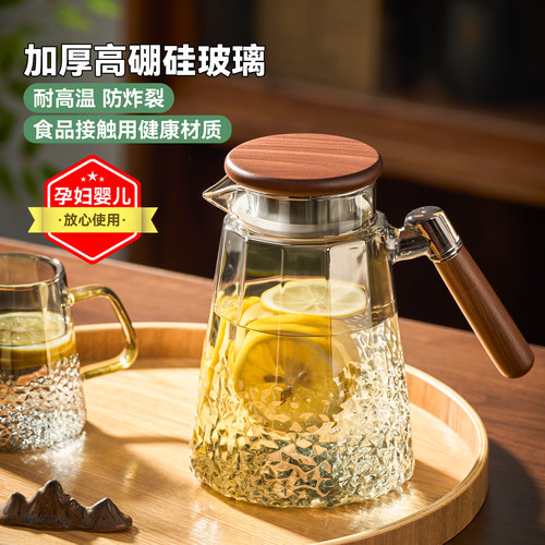 凉水壶玻璃耐高温冷泡茶壶大容量