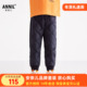 羽绒长裤 2024冬季 新款 安奈儿男女童装 保暖休闲运动束脚裤 潮酷百搭