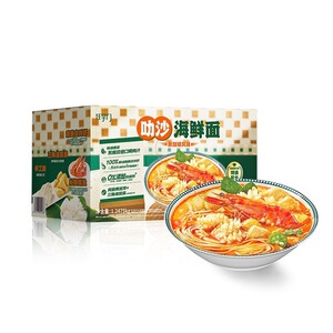 山姆会员店代购饪掌门海鲜面新加披风味方便面速食夜宵