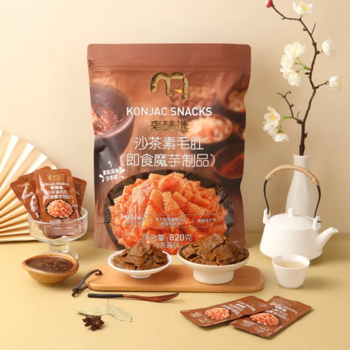 麦德龙代购正品 麦臻选沙茶素毛肚即食魔芋 休闲零食解馋好吃