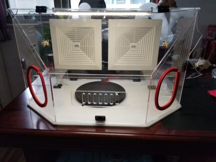 至尊 模型喷烤漆 2合1防尘上色 专业工作台排风排气抽风机