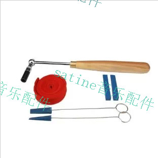 盛源乐器配件厂家直销钢琴调律工具 优质调音枣木扳手6件套 实拍
