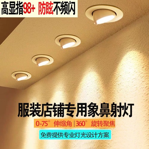 象鼻灯服装5000k射灯高显色4500k