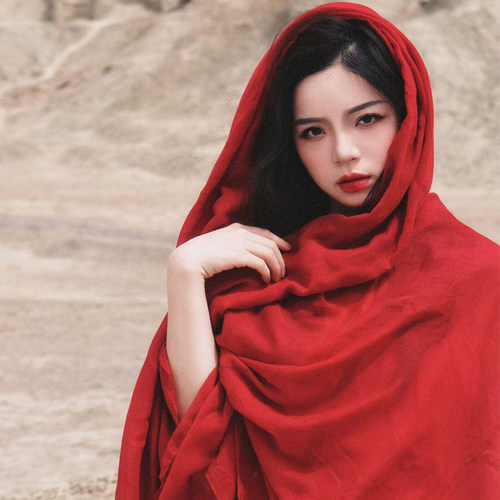 民族风沙漠丝巾2025新款防晒披肩