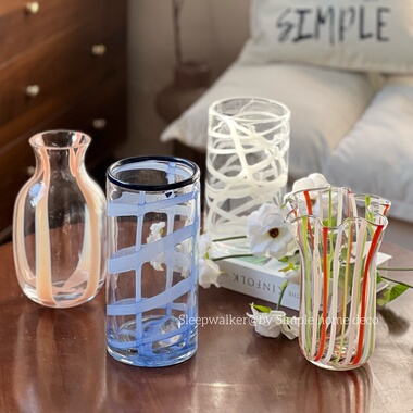 Line｜外贸出口样品原色料微瑕款孤品福利玻璃花瓶花器