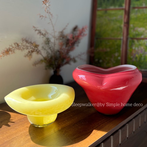 佛手柑｜佛手花瓶摆件敞口水养鲜花玫瑰桌面办公室花瓶香薰石容器