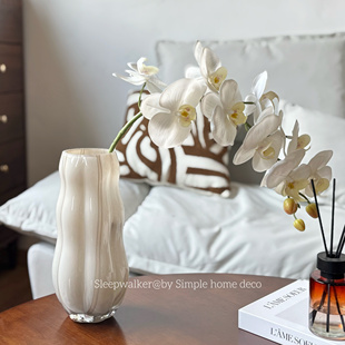 好事花生|口7高25.5 北欧风简约高级感花瓶摆件客厅插花装饰品