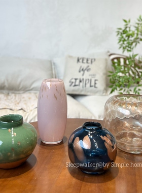 闪耀之星｜外贸出口小众玻璃花瓶摆件插花装饰餐桌玻璃家居摆件