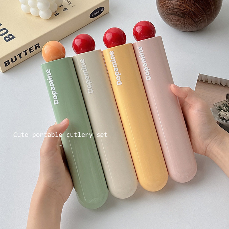 学生上班族便携一人用收纳盒餐具筷子盒个人专用盒筷子勺子套装,餐饮具,叉/勺/筷套装,淘宝优惠券,粉丝福利购,淘宝优惠卷