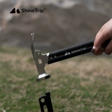 Дорожный легкий портативный металлический браслет для кемпинга, ручка, молоток, алюминиевый сплав