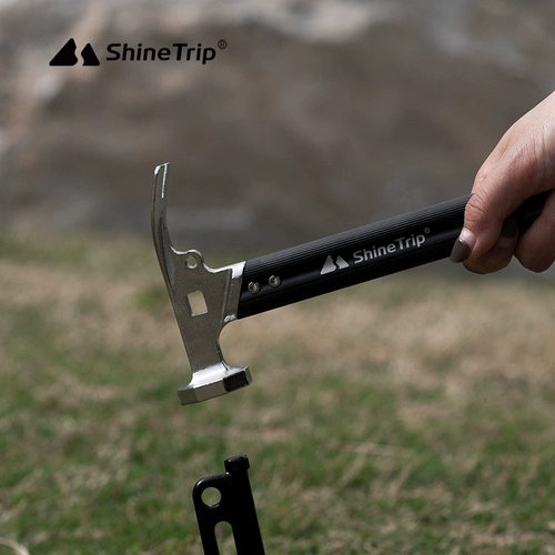 Дорожный легкий портативный металлический браслет для кемпинга, ручка, молоток, алюминиевый сплав