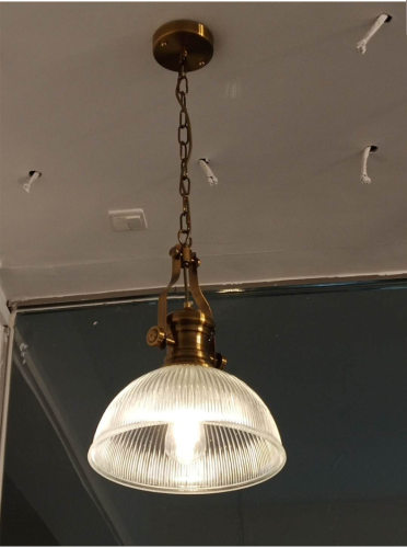 中古风卧室床头小吊灯高级感复古餐厅玄关过道新中式单头长吊线灯
