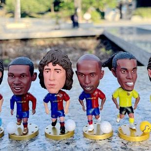 巴萨罗那足球玩偶纪念品梅西小罗埃托奥普约尔佩德罗亨利人偶公仔