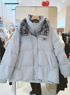 3NUX2026冬新款韩版简约百搭显瘦高品质休闲羽绒服外套