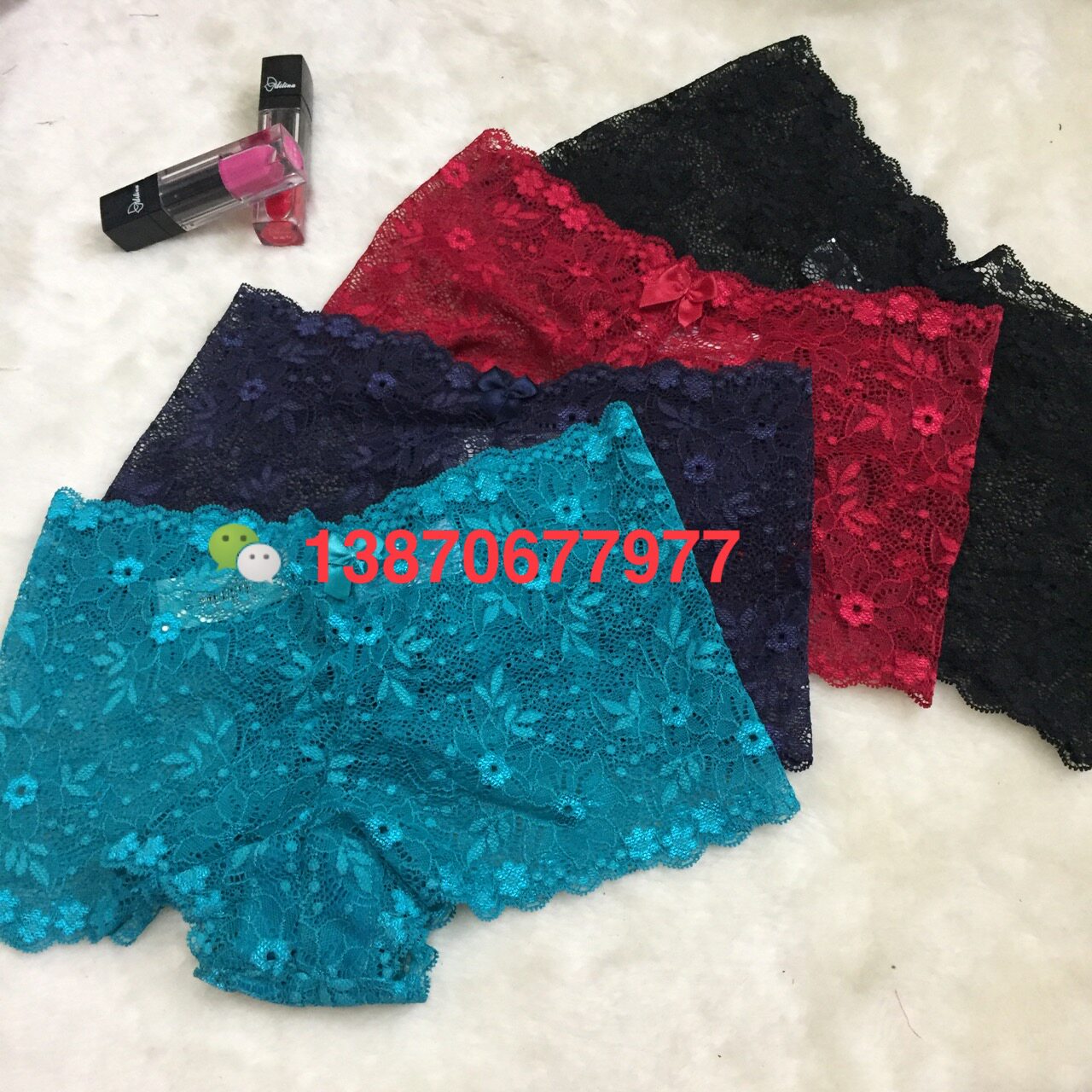 欧美原单~new look~品牌蕾丝镂空女士性感三角内裤平角裤底裆全棉