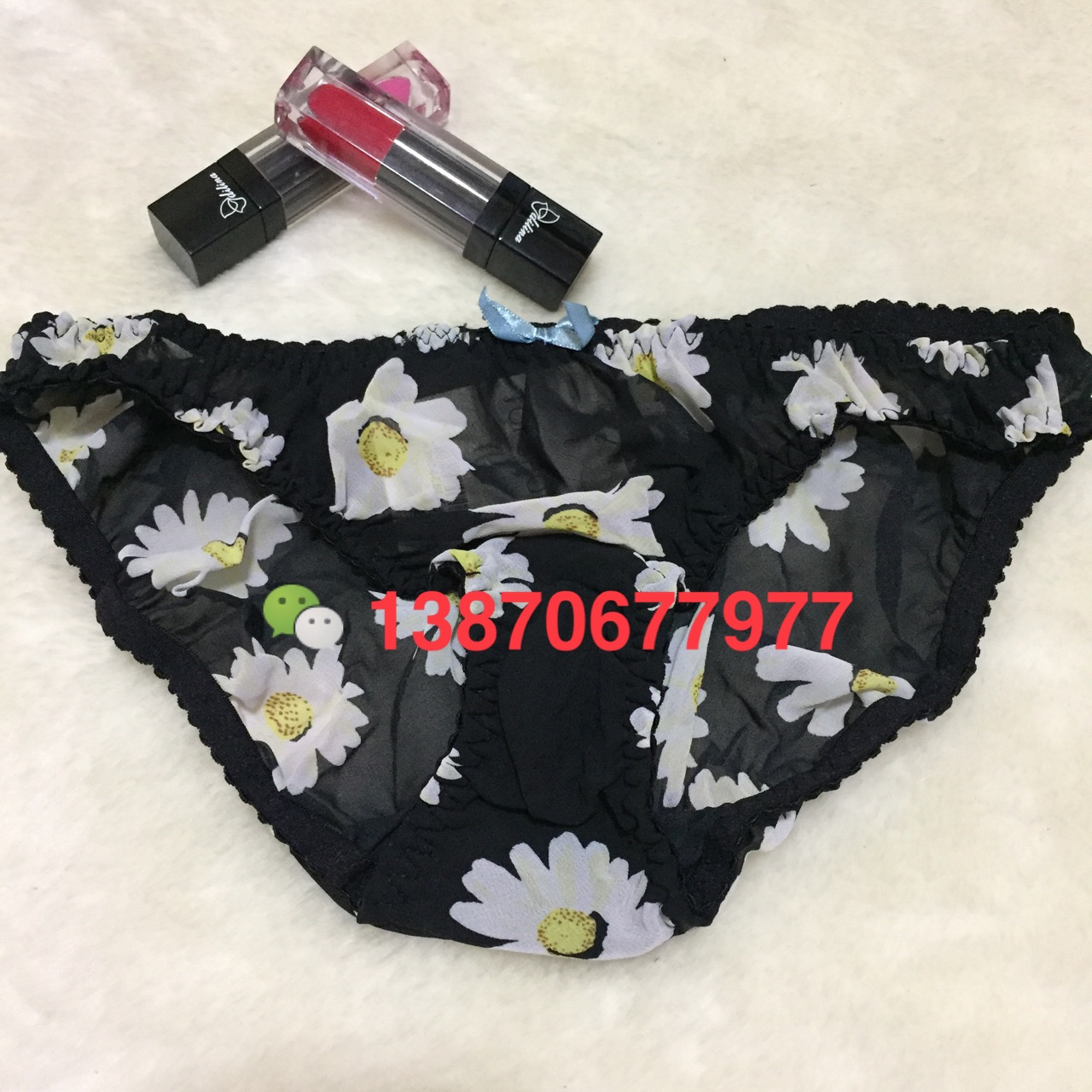 topshop欧美低腰雪纺全棉三角裤