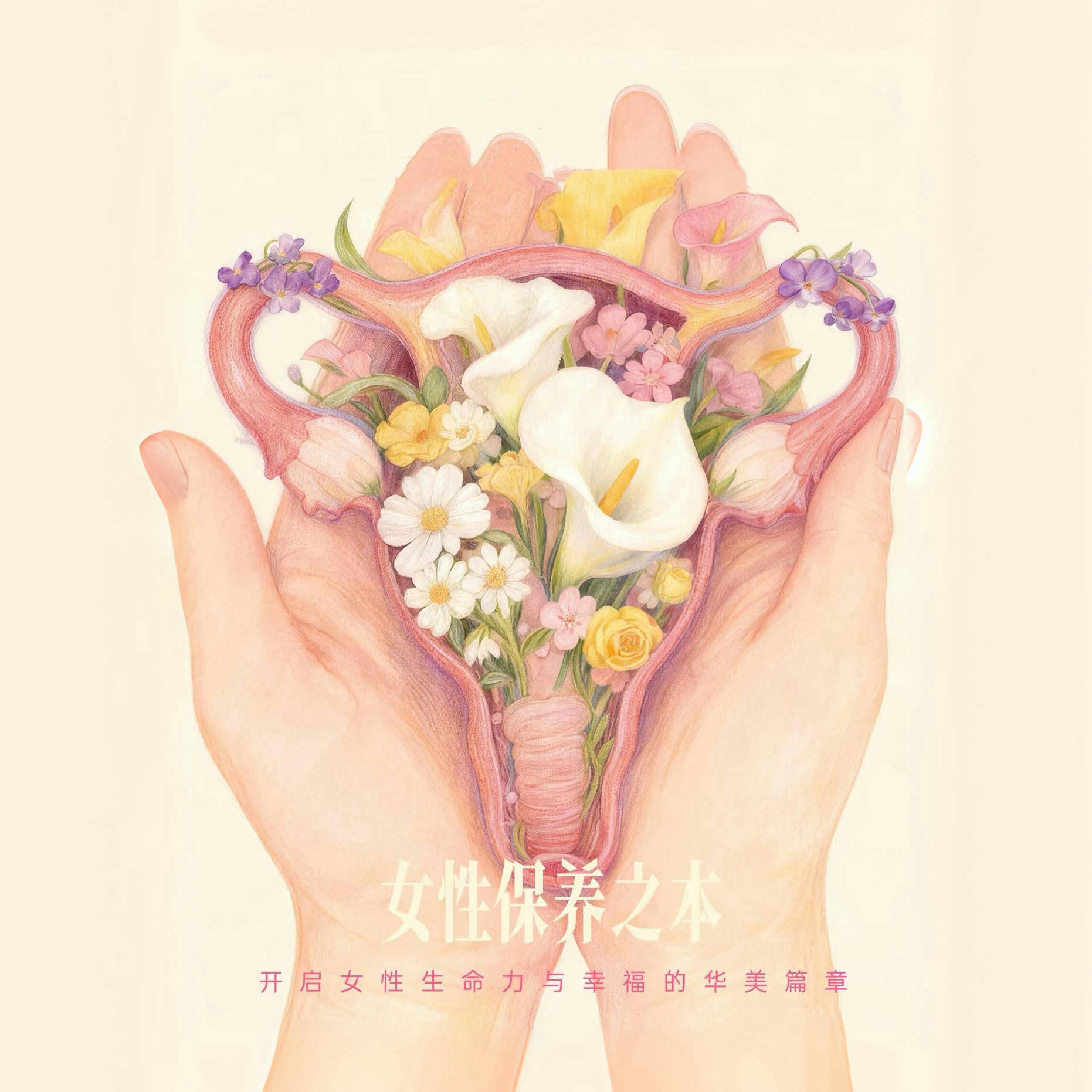 蜜桃紧润油珠｜女性私密花园护理、干涩、松弛自然植愈之力