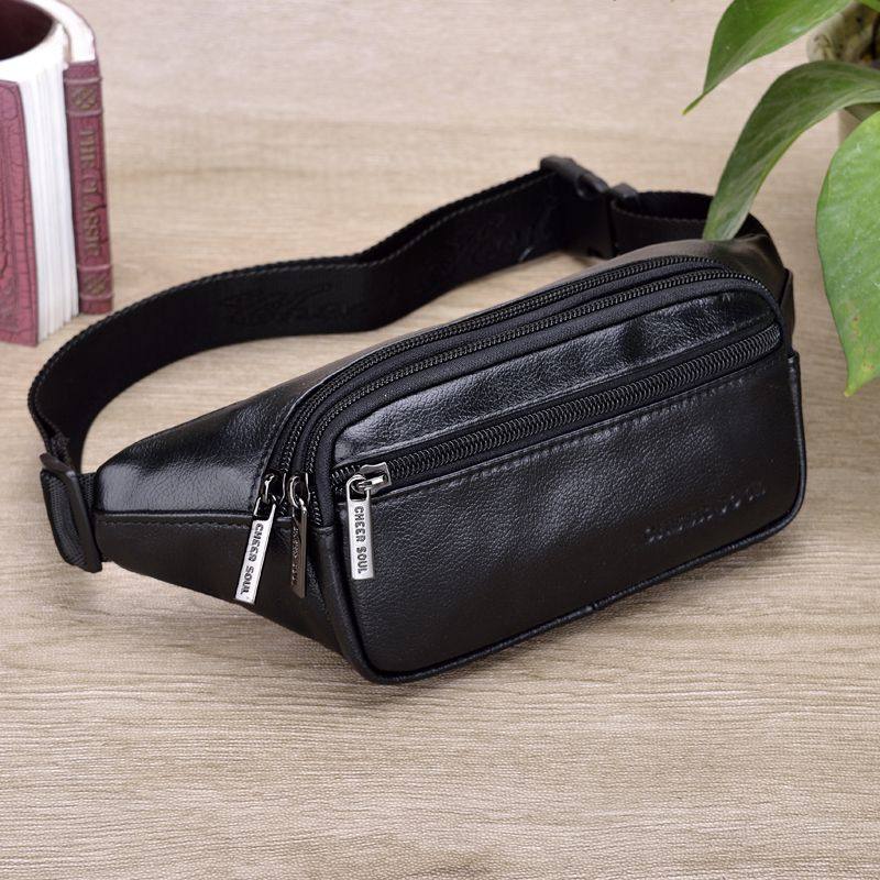 腰包胸包真皮男士多功能户外头层牛皮小腰包迷你腰挎包手机腰包,箱包皮具/热销女包/男包,男士包袋,淘宝优惠券,粉丝福利购,淘宝优惠卷