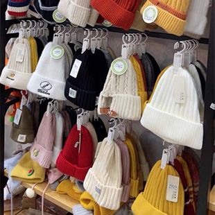 挂帽子的夹子展会挂钩手套袜子衣帽夹子塑料挂钩多功能浴帘夹