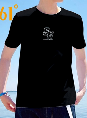 361度运动T恤男士2025夏季新款圆领短袖休闲百搭361上衣透气半袖