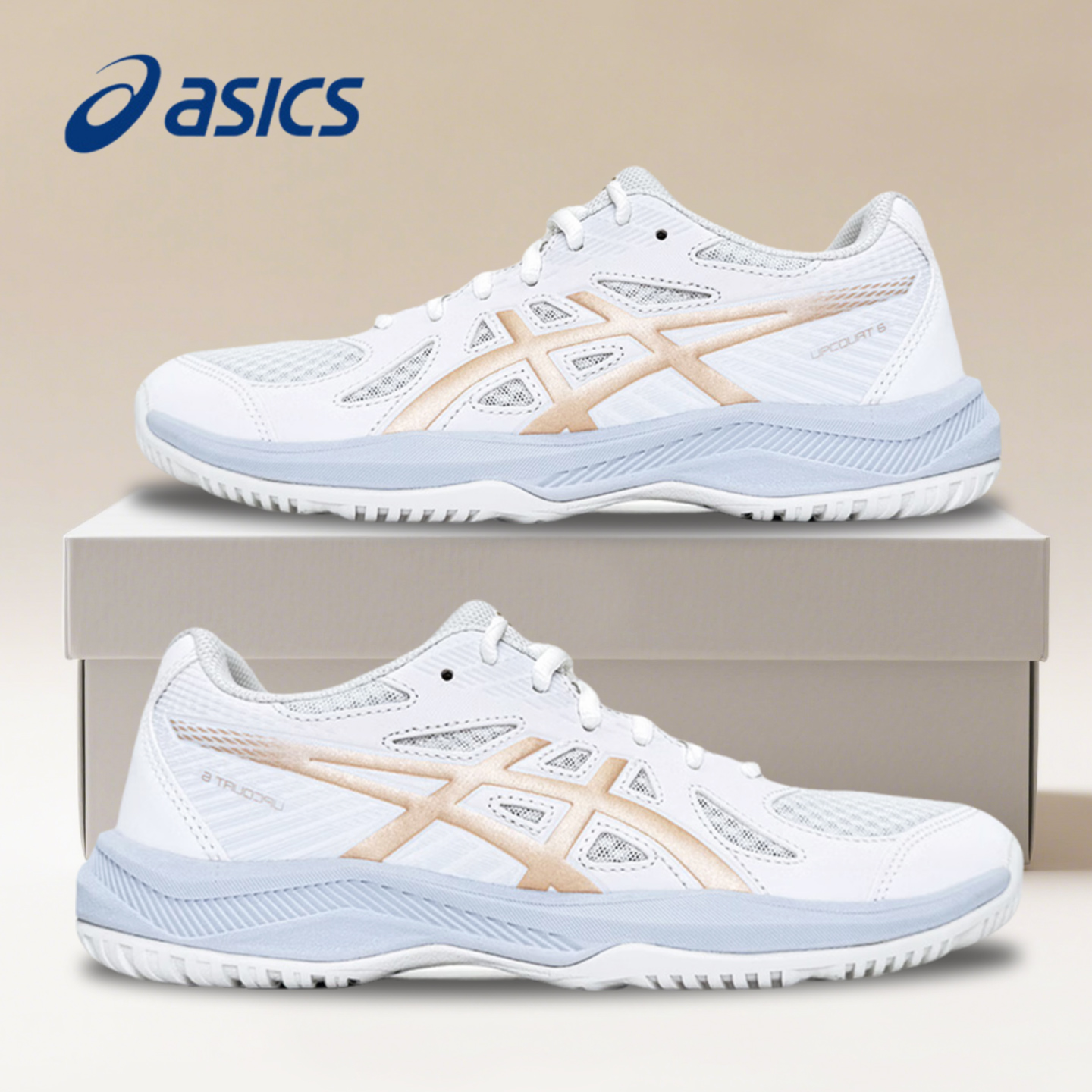 Asics/亚瑟士新款乒乓球鞋网鞋女