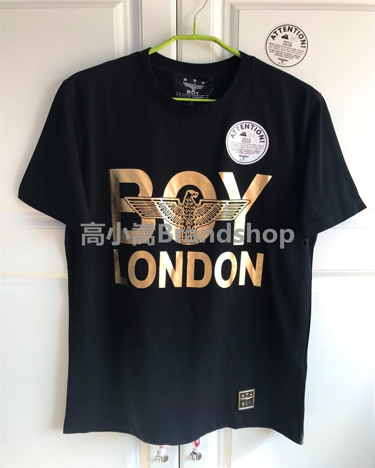 BOY KOREA 韩版代购正品多色经典加鹰T恤短袖情侣装B82TS1002U