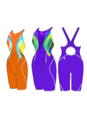 hosa浩沙泳衣FINA泳联认证专业比赛竞技训练女士游泳衣连体五分