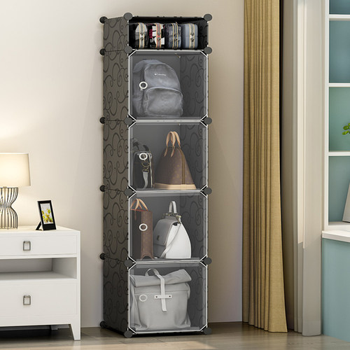 组装储物收纳塑料简易格子书柜