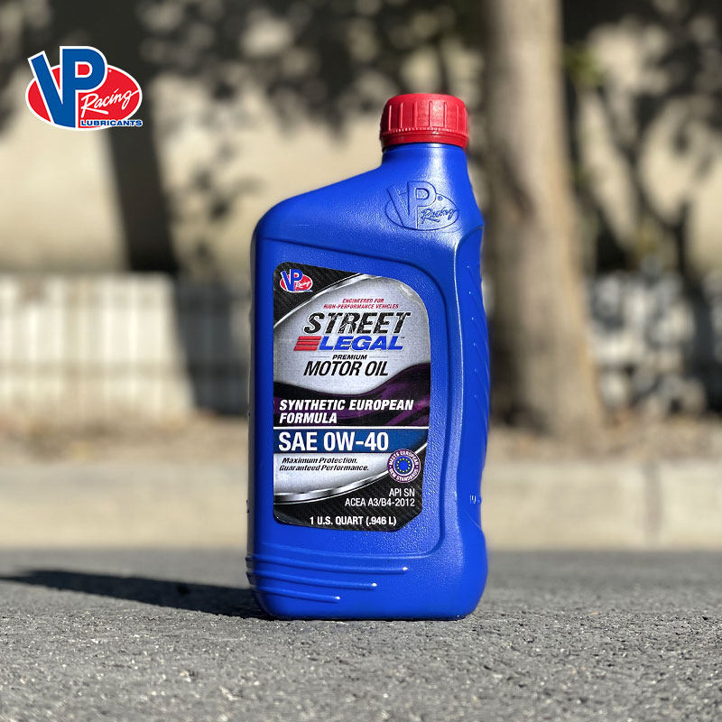 美国VP Racing 5W-40全合成机油 VP机油 高性能欧洲之星0.94L