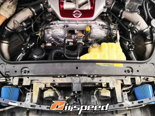 AIRSPEED 适用于日产尼桑 GTR35 R35 高流量碳纤维进气套件