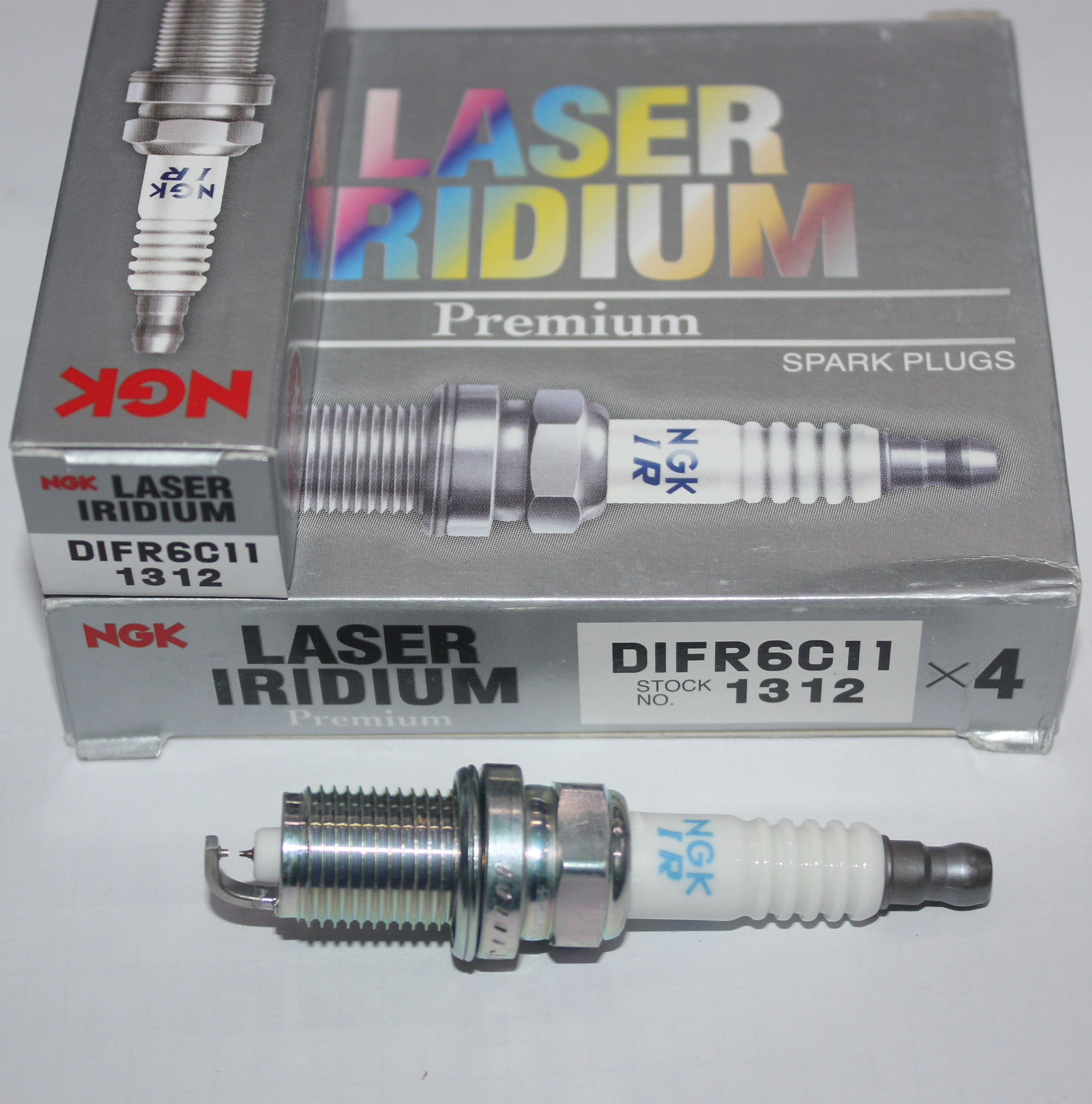 升级版日本原装NGK双铱金火花塞DIFR6C11适配三菱帕杰罗翼神等