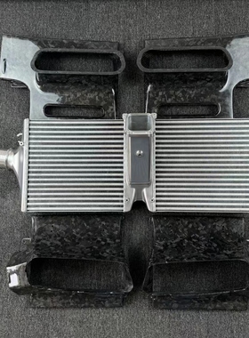 适配保时捷911 992 s 992turbo s Snowtech加大中冷碳纤导风罩