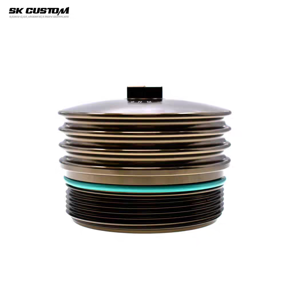 适配宝马M3 E90 E92 E93 S65 4.0发动机滤芯壳改装散热油滤盖