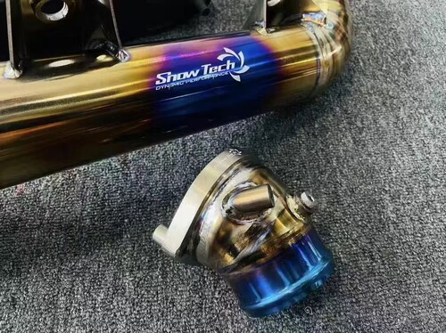 SnowTech加大钛合金涡轮管进气管适用新款奔驰A45S  CLA45 W177