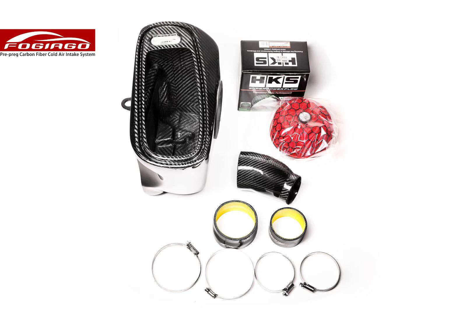 Fogiago碳纤进气套件适配保时捷 Macan S GTS 3.0T / 2.9T