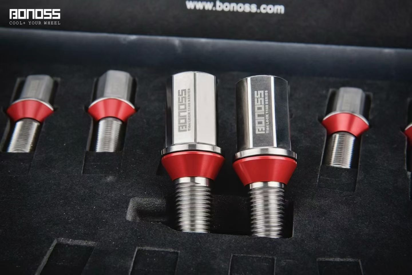 BONOSS/BLOX钛合金螺杆轮毂加长螺丝适配保时捷奔驰宝马奥迪极氪