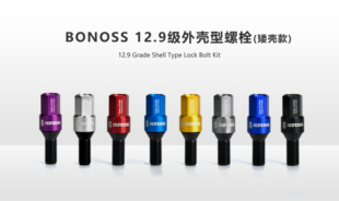 新商标BONOSS原BLOX 12.9级外壳型螺栓螺丝轮毂螺杆加长防盗德系