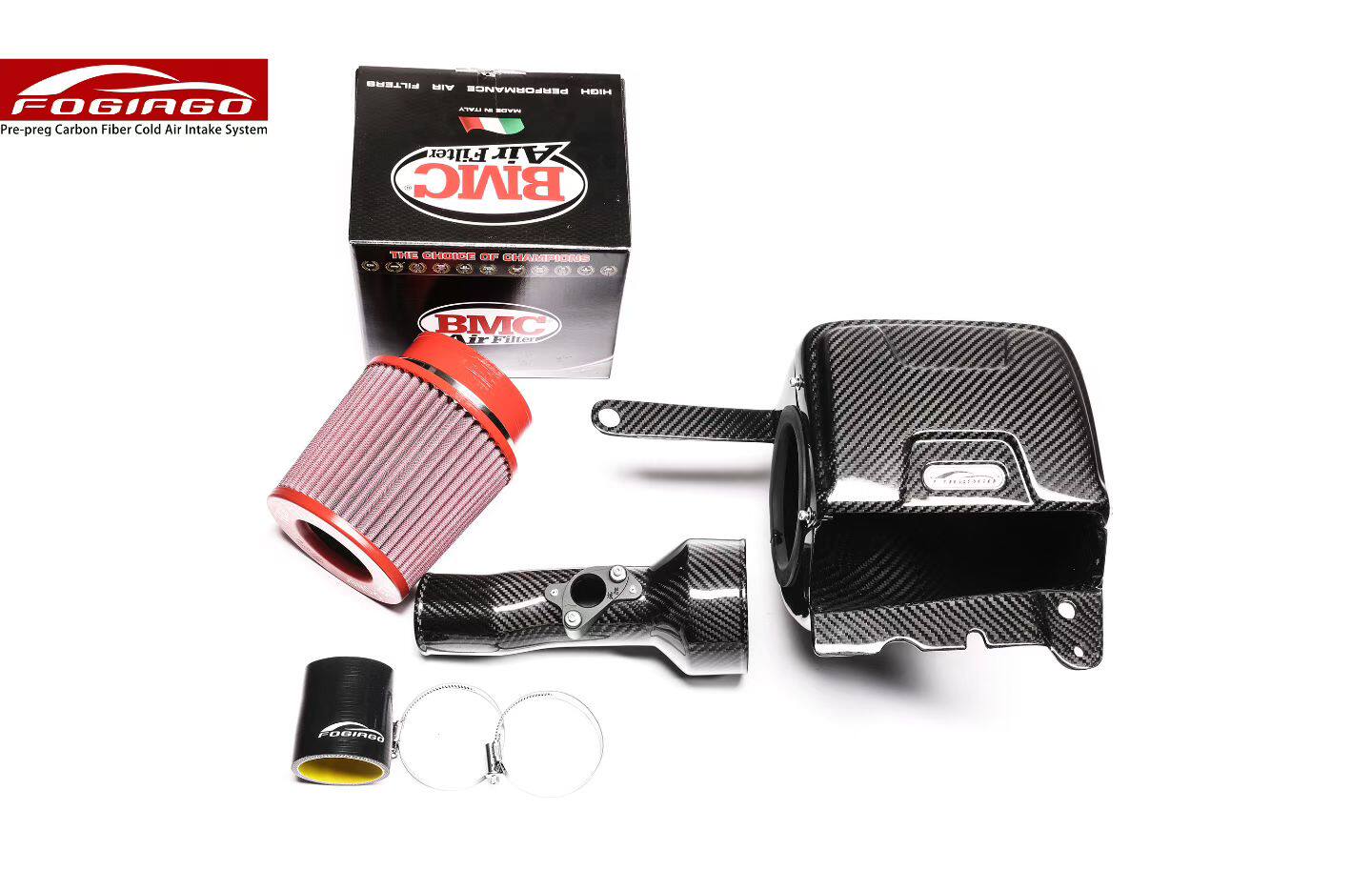 适配本田十代思域FK7 FC1 1.5T改装fogiago碳纤进气冬菇头风箱