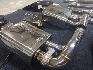 十代思域改装排气电子阀门台湾CENDE森德中尾段三元头段全段