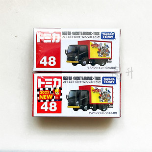 TOMY多美卡48号五十铃小货车米奇和朋友们玩具车模型 正品 现货