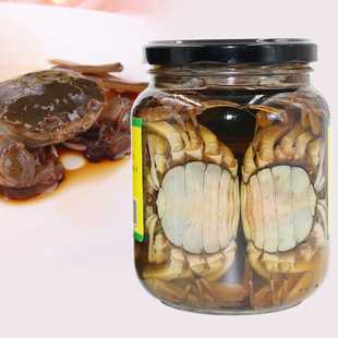 神王醉蟹700g瓶装大丰全母腌制醉生蟹开瓶即食醉螃蟹盐城特产礼盒