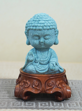 非洲天圆地方新文玩奇石佛像底座