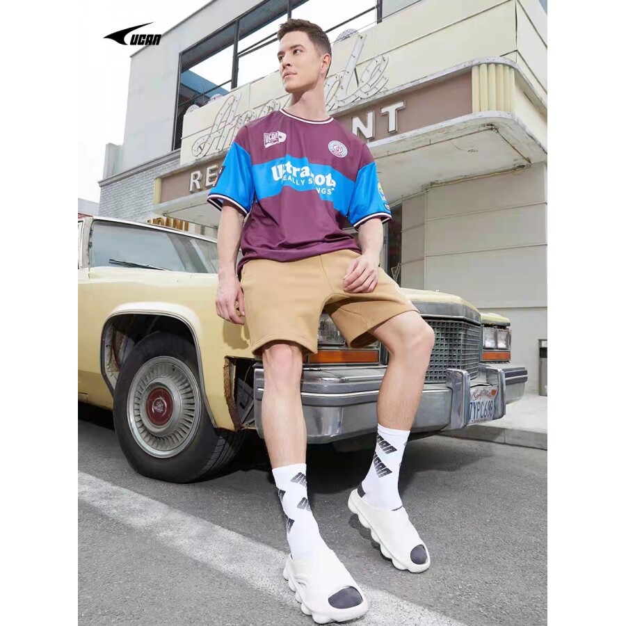 UCAN锐克运动袜中筒比赛足球训练球袜防滑篮球透气休闲袜子061115