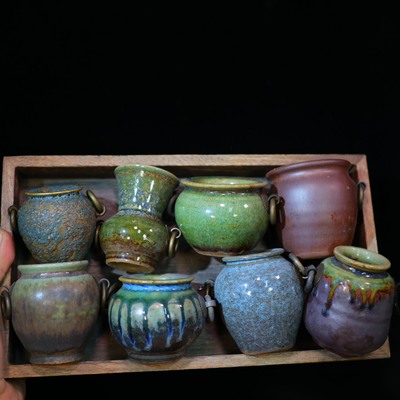 景德镇1.10铜环蘑菇控养花盆