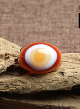 天然红缠丝玛瑙天眼药师吊坠