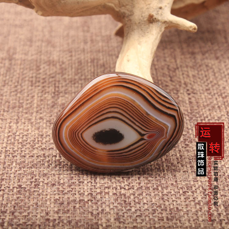 天然马达加斯加缠丝玛瑙天眼 挂件 饰品配件 佛珠diy吊坠半宝石