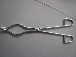 不锈钢坩埚钳20cm25cm30cm35cm40cm45cm50cm 钳子 碳钢坩埚夹