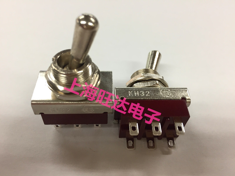 上海星宇牌双刀双制钮子开关KN32  6脚2档拨动开关M12 AC250V5A